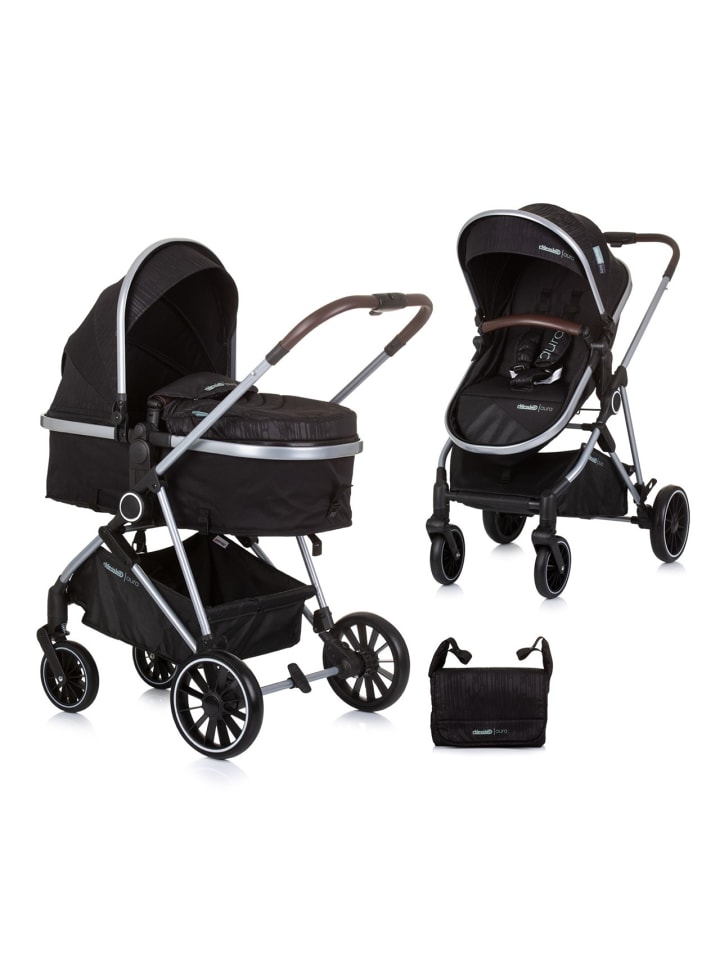 Chipolino Kinderwagen Aura 2 in 1 in schwarz günstig kaufen onesize