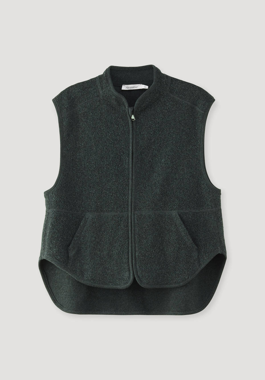 Fleece-Weste aus reiner Bio-Baumwolle