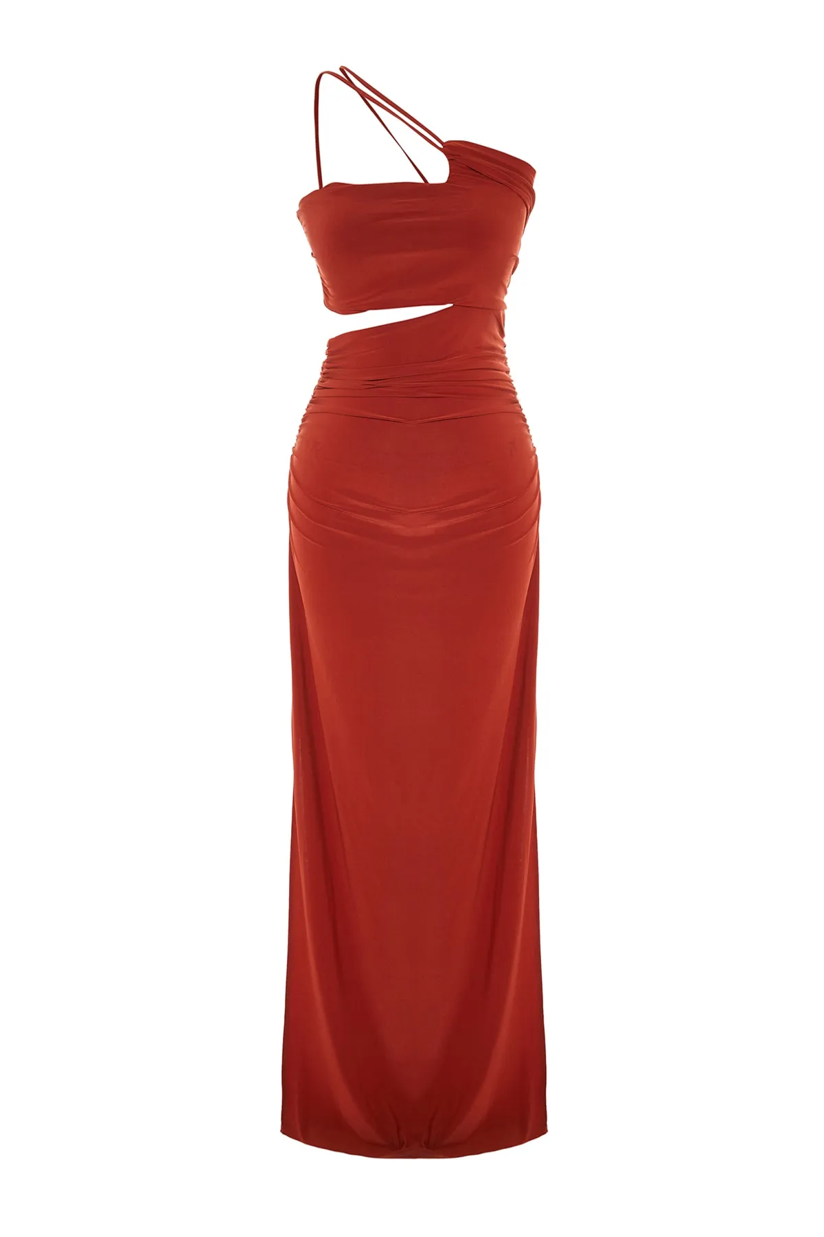 Trendyol Collection  Langes Abendkleid mit Kragendetail TPRSS22AE00003