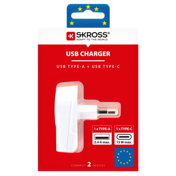 EURO USB CHARGER A/C - Reisestecker