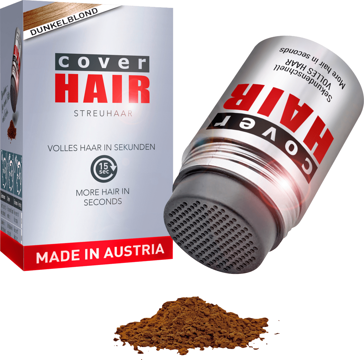 Streuhaar Haarverdichter Dunkelblond, 14 g