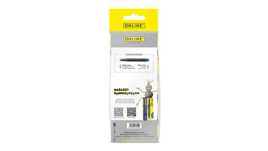 ONLINE Grossraumpatrone Kombi blau 5erPack