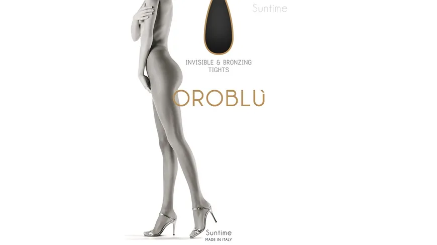 OROBLU Damen Feinstrumpfhose Suntime Bronzing Effect 15 DEN Sun
