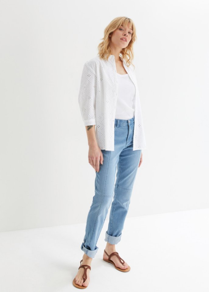 Turn-Up-Komfort-Stretch-Jeans