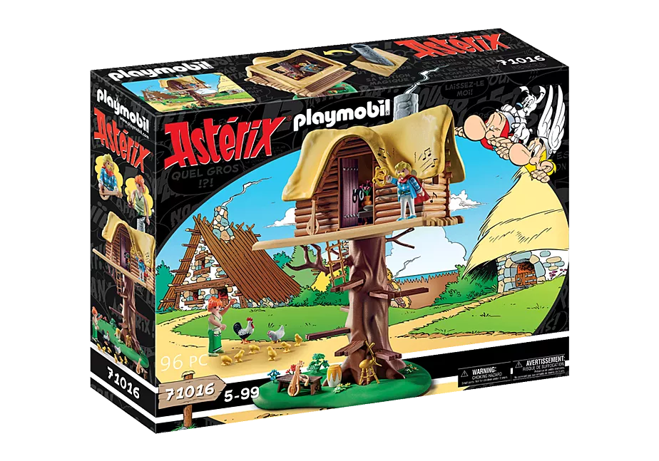 Asterix: Troubadix mit Baumhaus