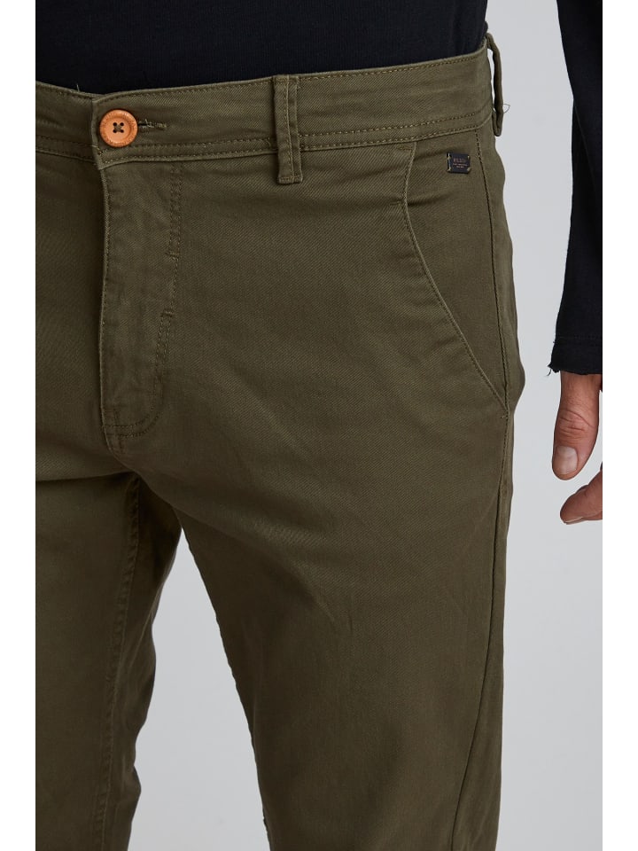 BLEND Chinohose BHNATAN pants - 20703472  Chinohose Slim Fit mit Gürtelschlaufen in Grün günstig kaufen