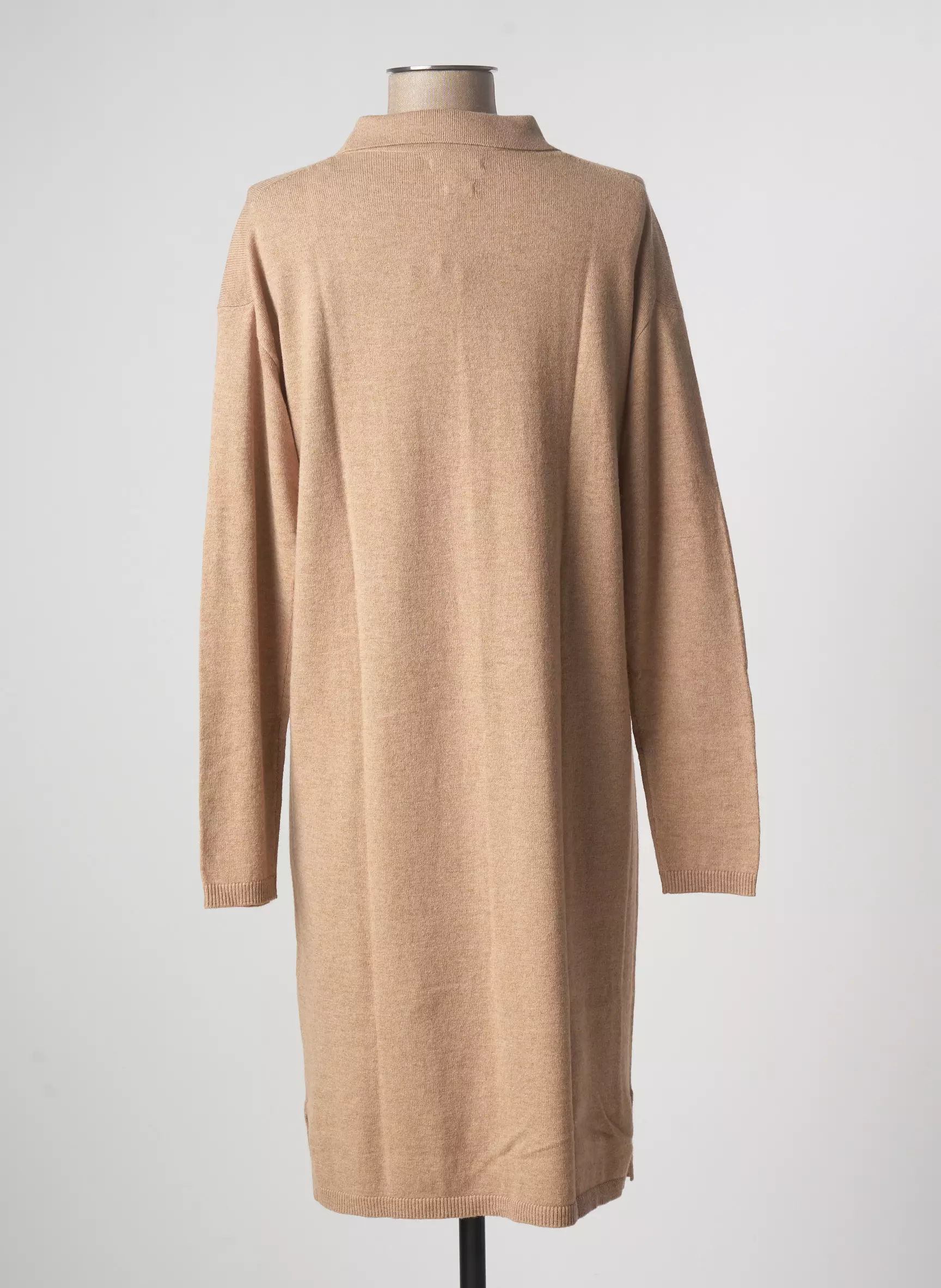 Yerse Robes Mi Longues Femme couleur marron