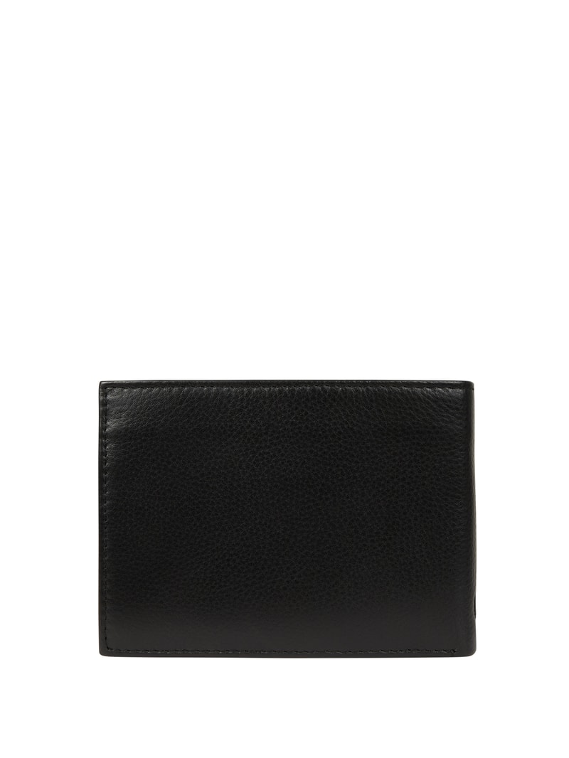 Portemonnaie in Leder-Optik in schwarz