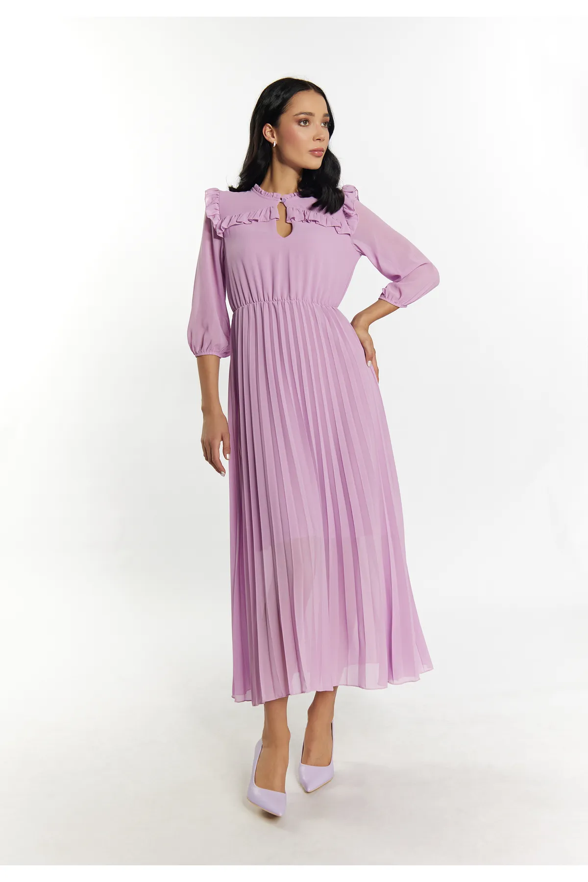 Faina  Kleid - Lila - Basic