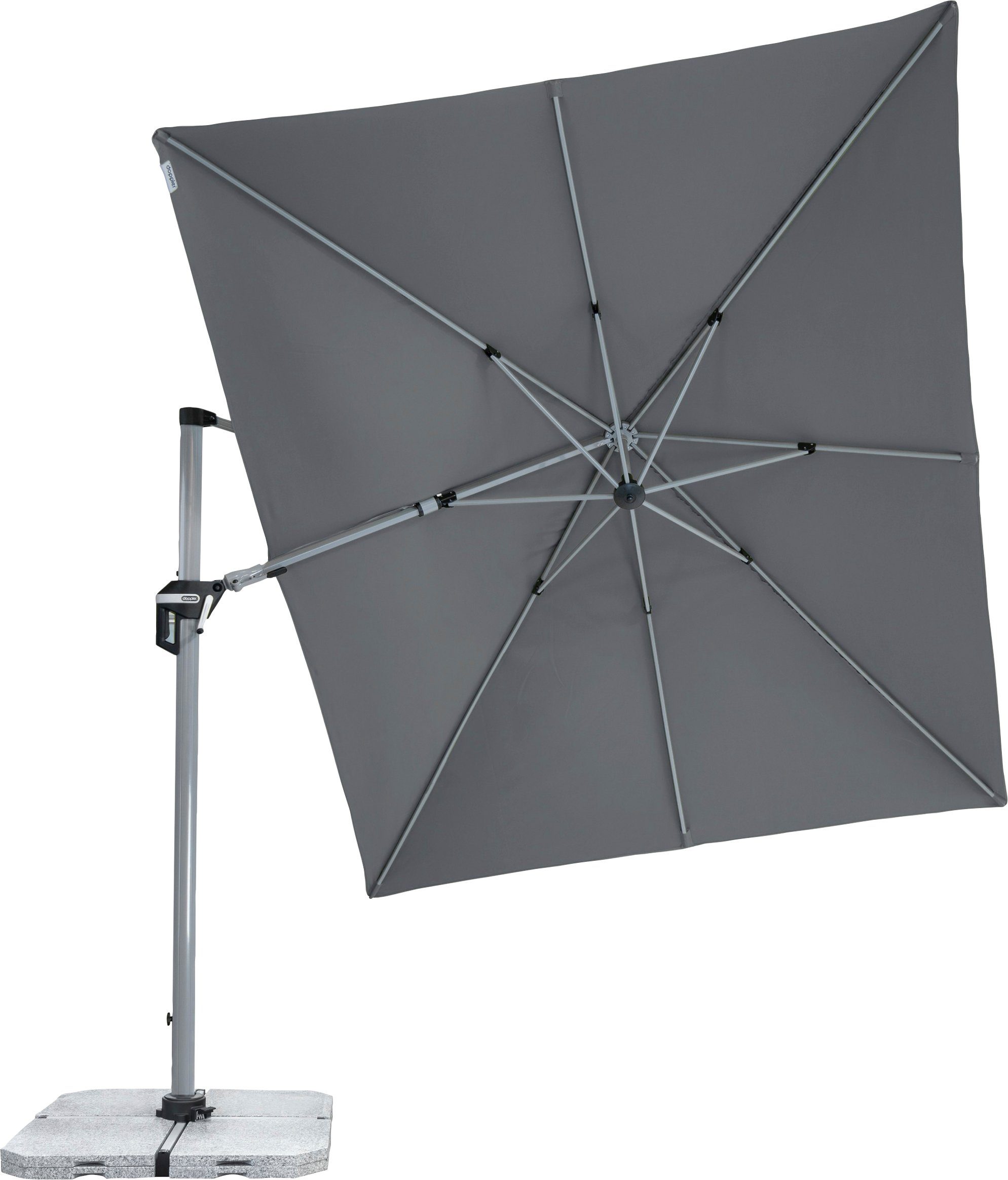 doppler® Ampelschirm Active Pendel, UV-beständig, Maße: 350x260 cm