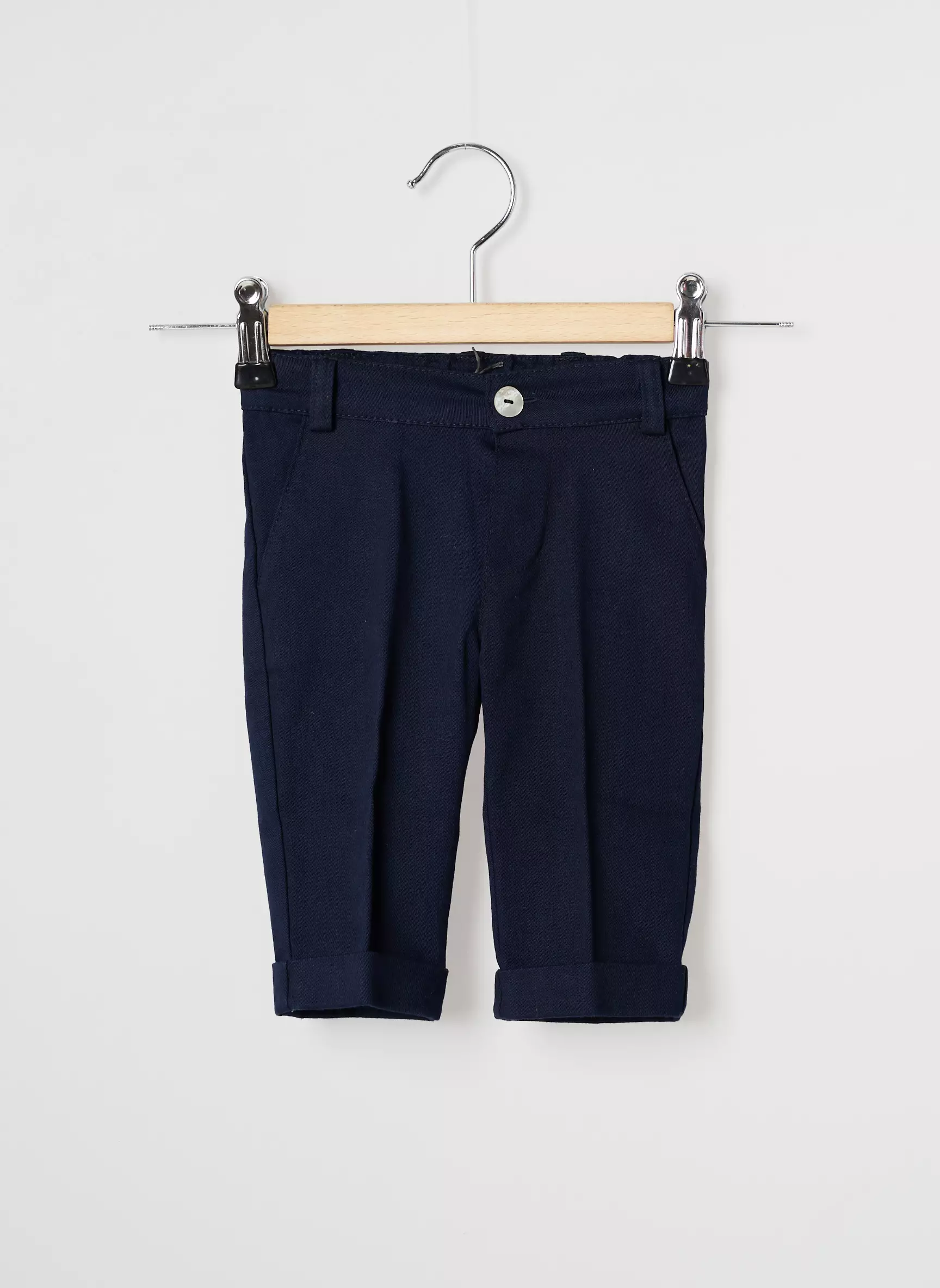 J O Milano Pantalons Droits Garcon couleur bleu