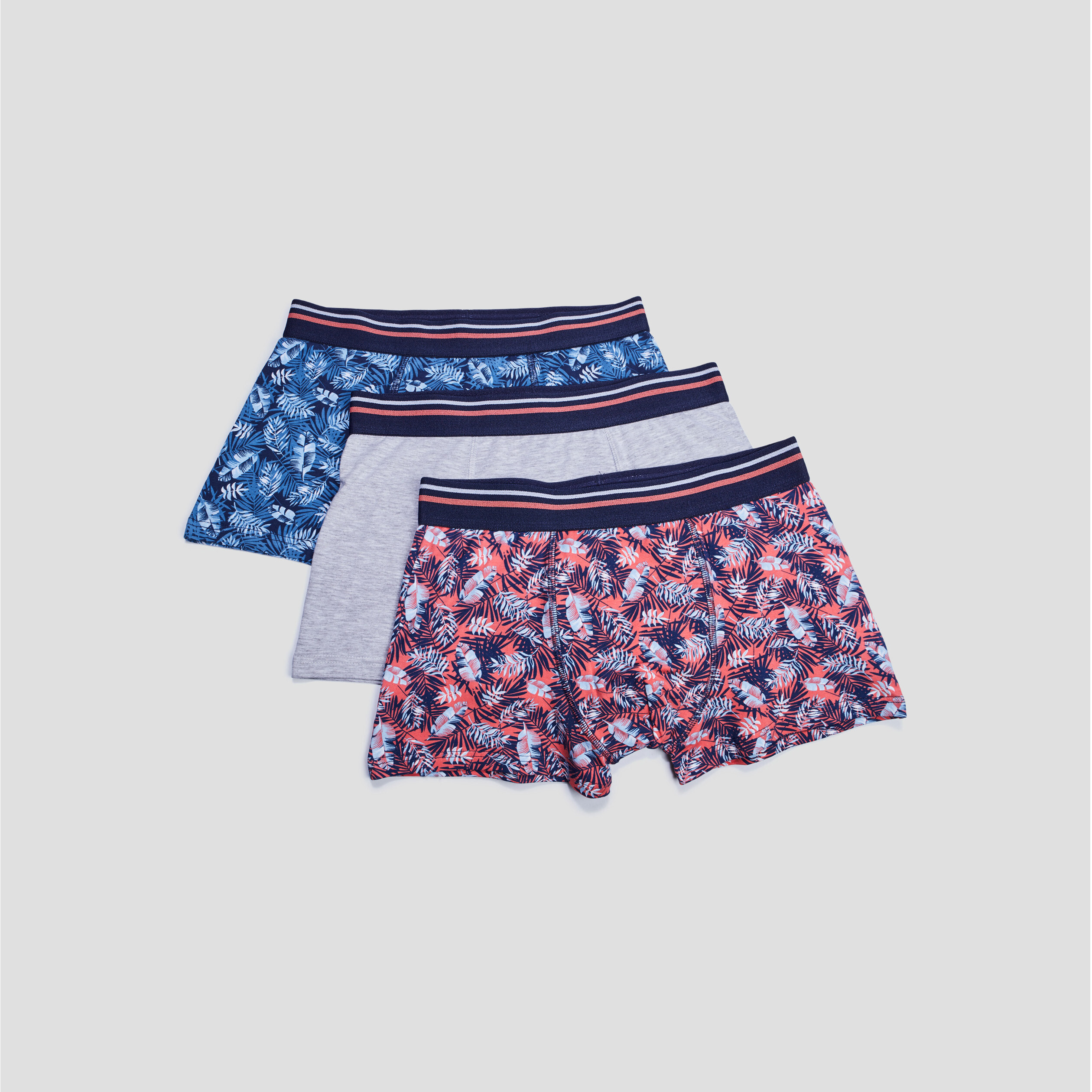 Lot 3 boxers bleu homme | La Halle