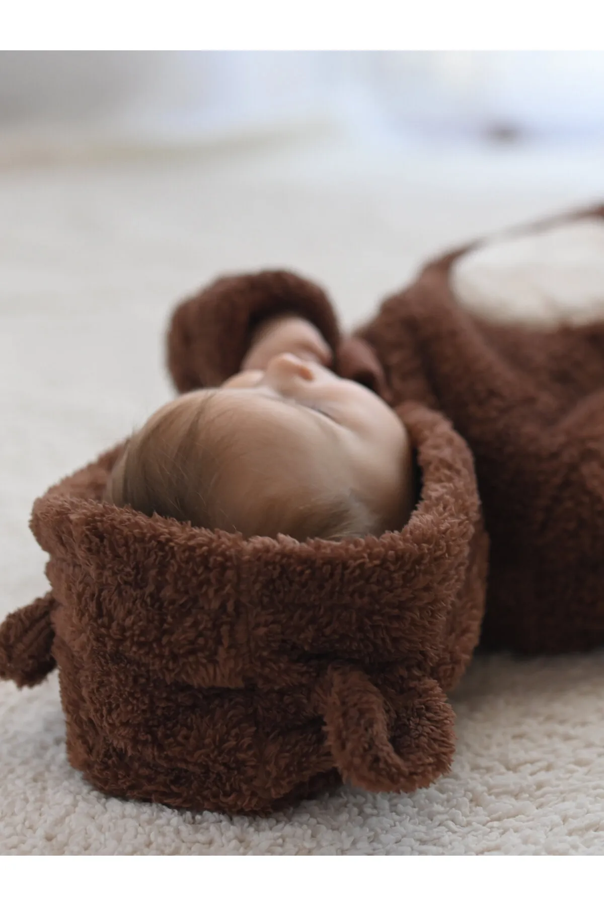 LC Waikiki  LCW Baby-Overall mit Kapuze, langärmelig, Plüsch, für Jungen