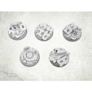 Concrete Slabs Round 32mm Set 5 (5)
