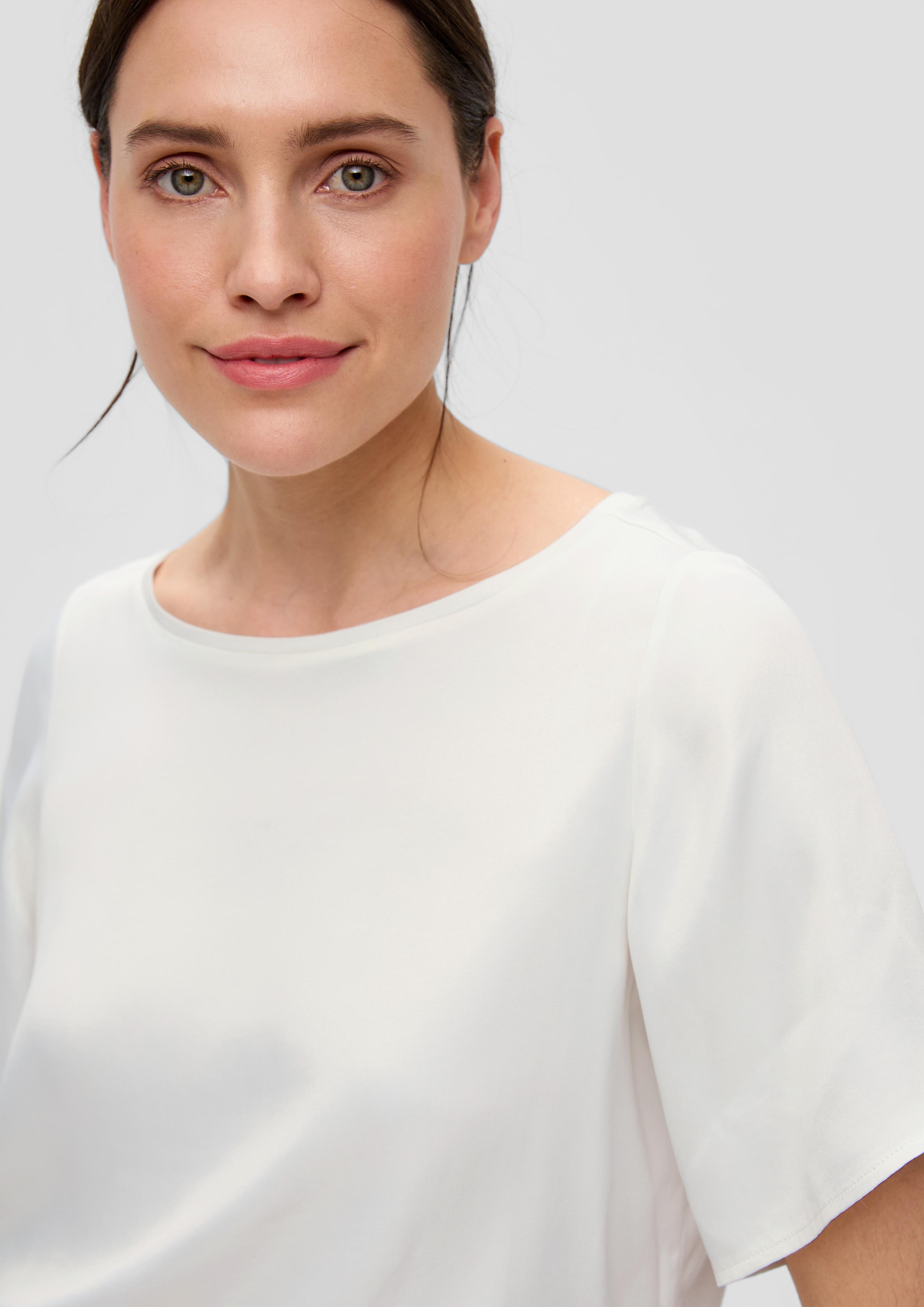 Viskoseshirt in Satin-Optik  2143878-0200