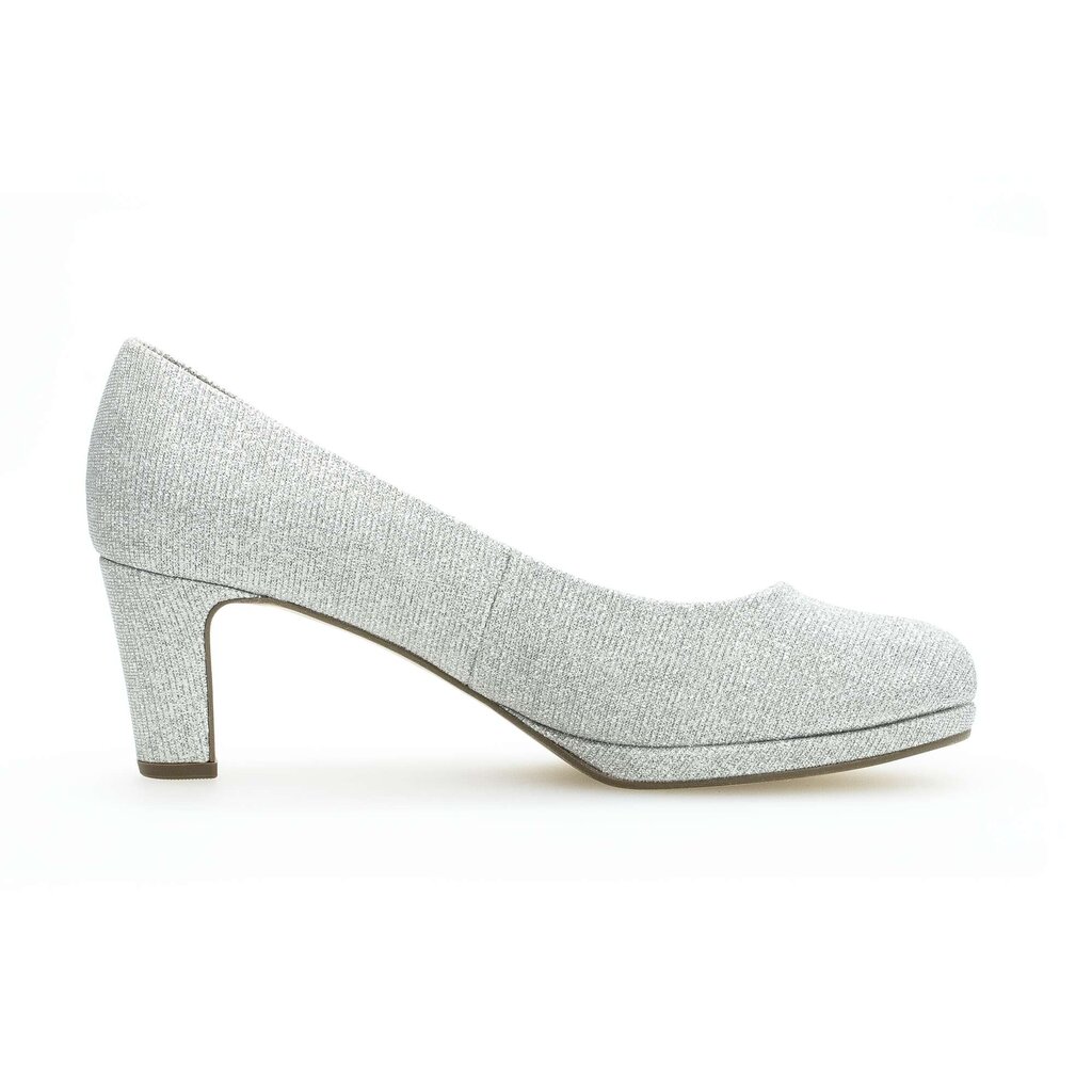 Gabor fashion Plateau Pumps silber