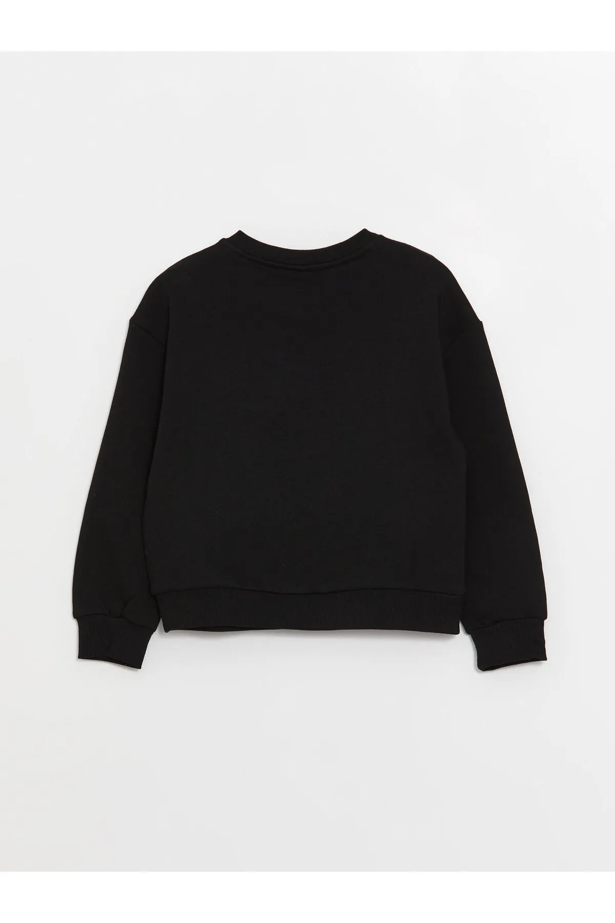 LC Waikiki  Langärmliges Mädchen-Sweatshirt mit Rundhalsausschnitt und Neujahrsmotiv