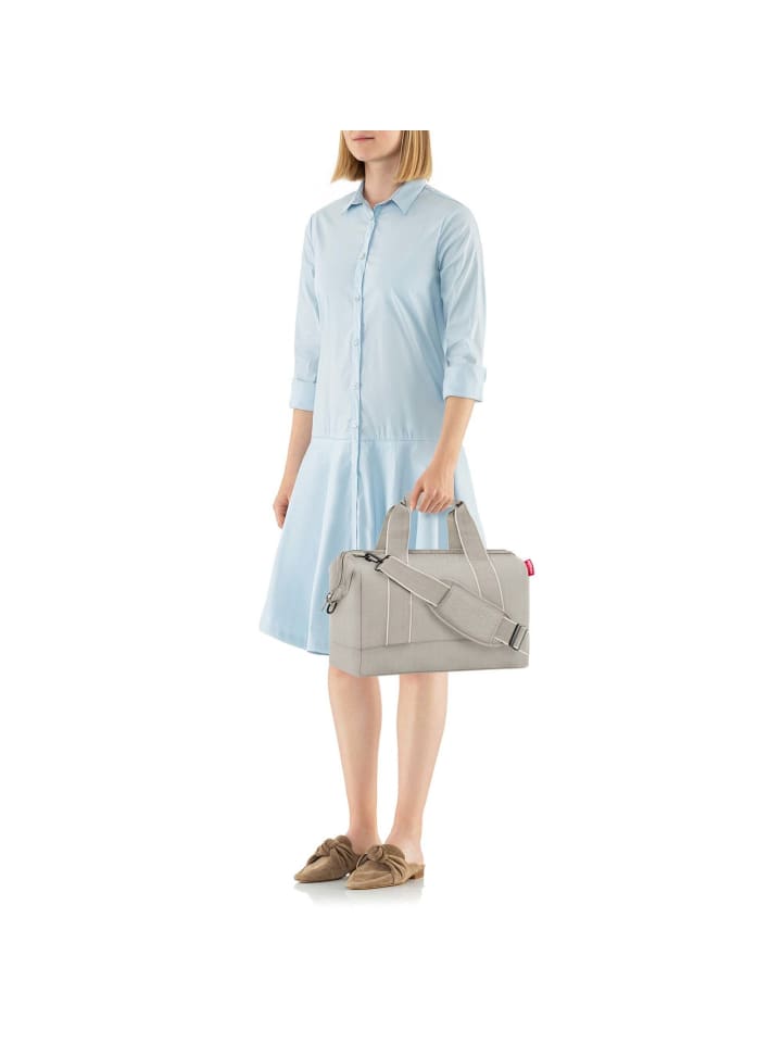 Reisenthel travelling allrounder M - Reisetasche 40 cm (twist blush) in herringbone sand günstig kaufen onesize