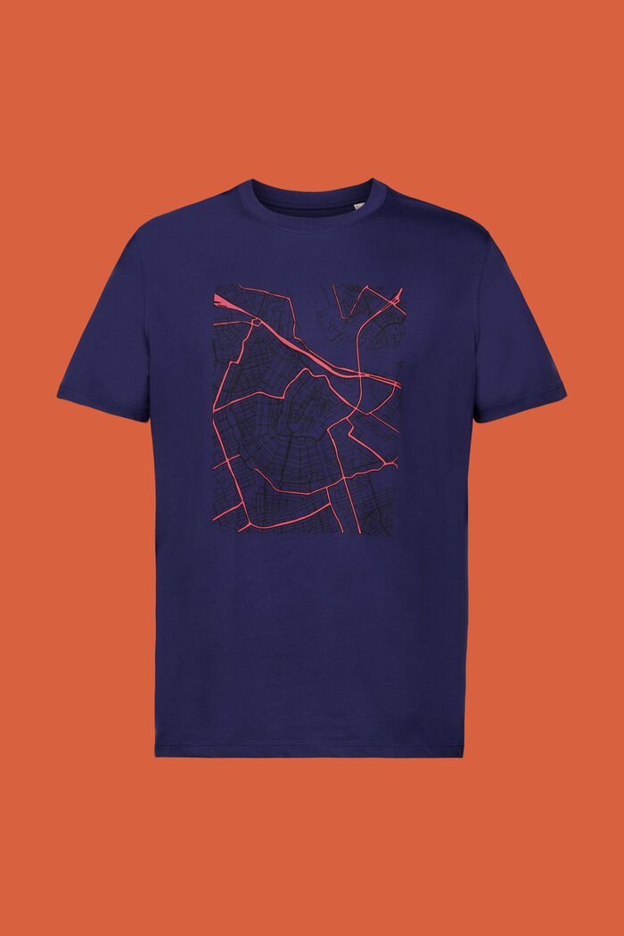 Jersey-T-Shirt mit Print