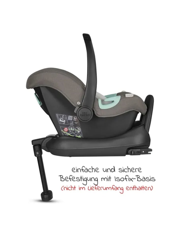 ABC-Design Babyschale Tulip inkl. Zusatzverdeck (Autositz Gruppe in beige,gruen günstig kaufen onesize