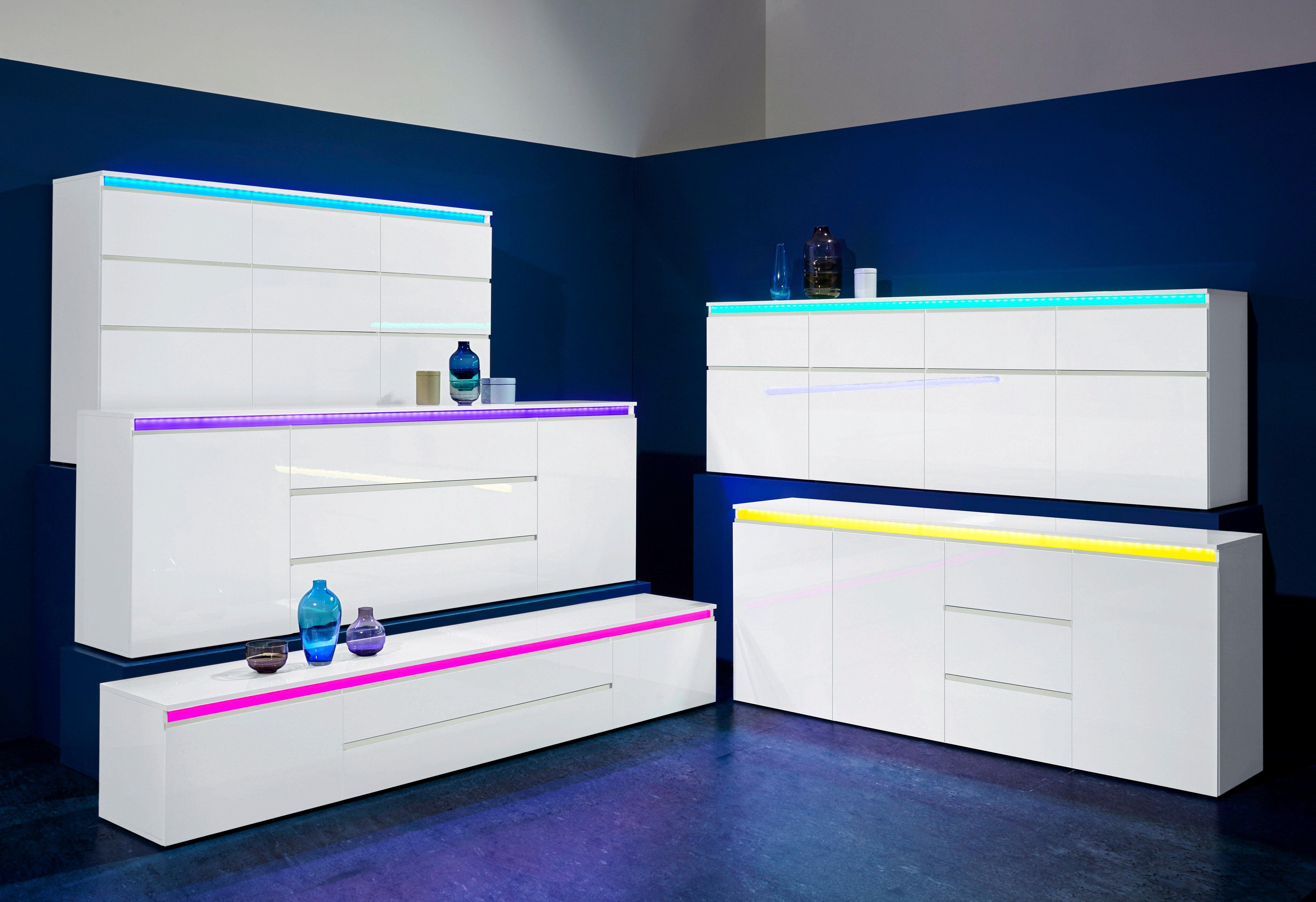 Tecnos Sideboard Magic, Breite 240 cm, ohne Beleuchtung