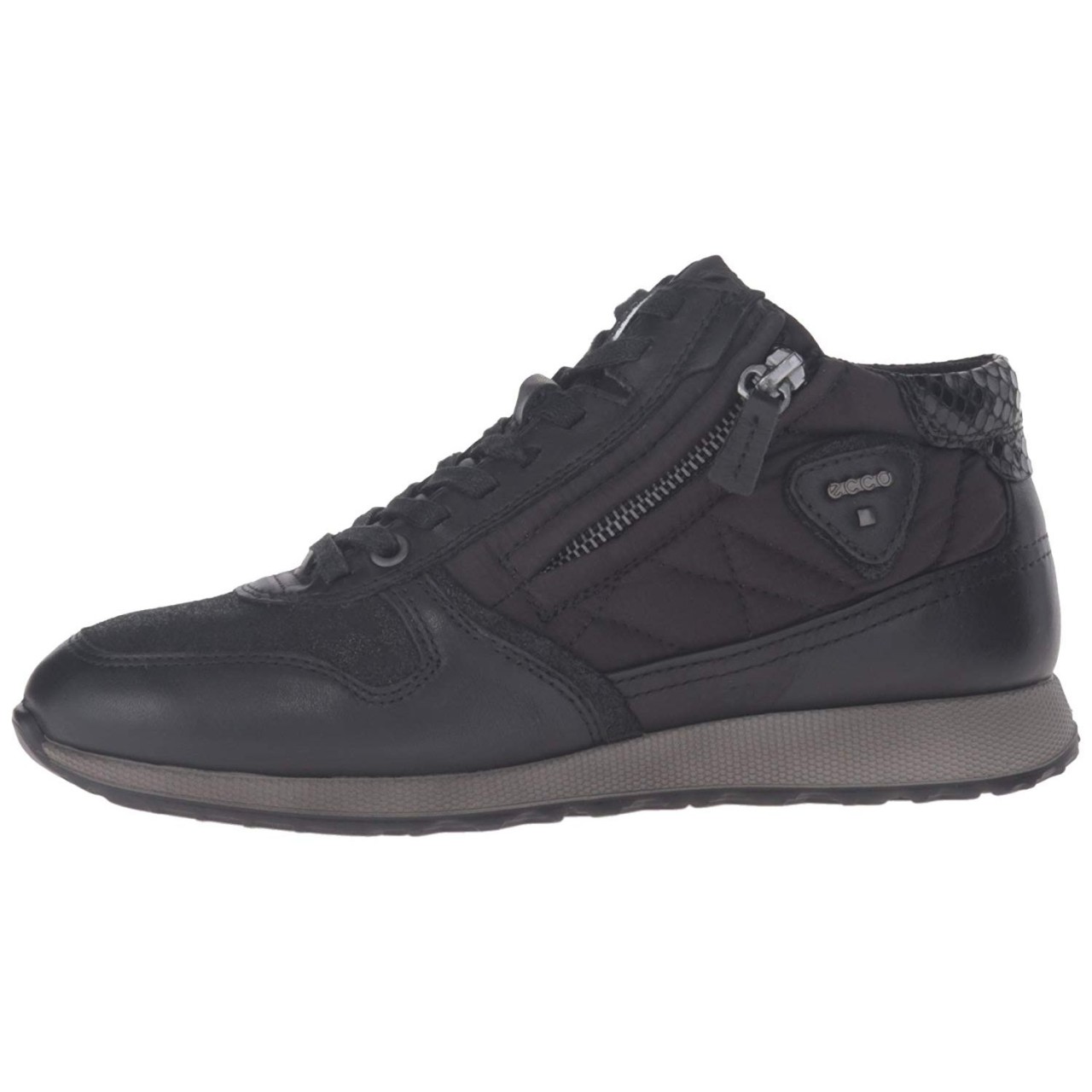 ECCO Schnür-Stiefeletten schwarz