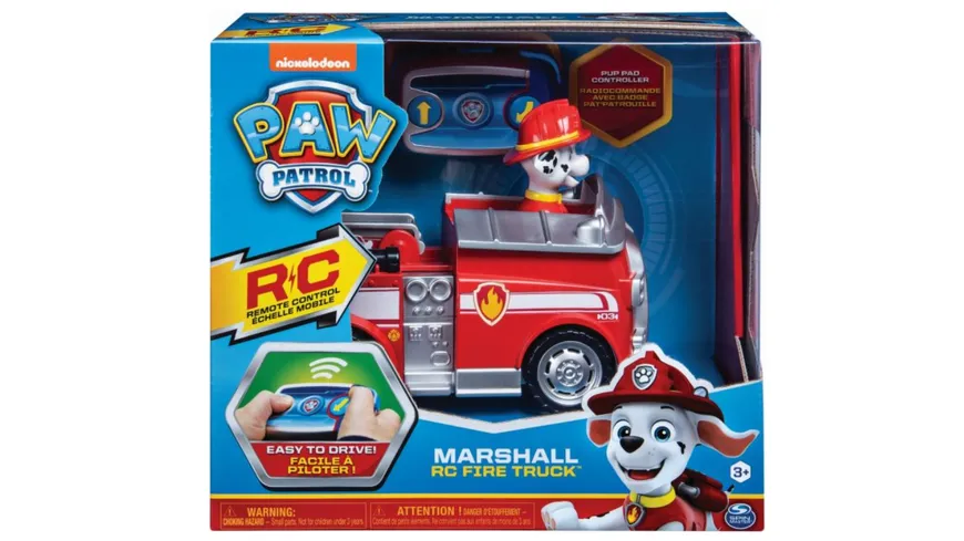 Spin Master - Paw Patrol - Marshall RC Fire Truck