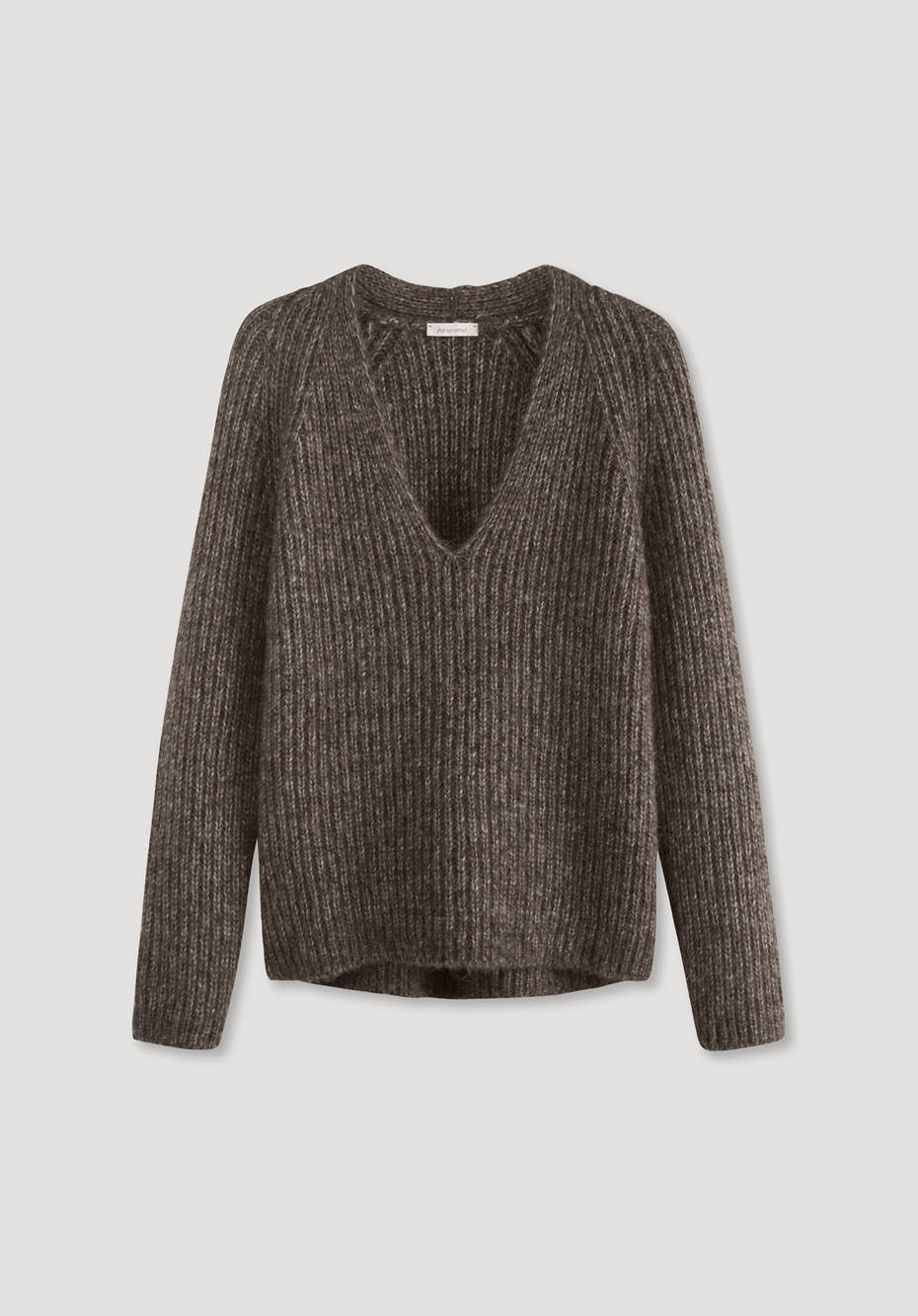 Pullover aus Alpaka mit Bio-Baumwolle
