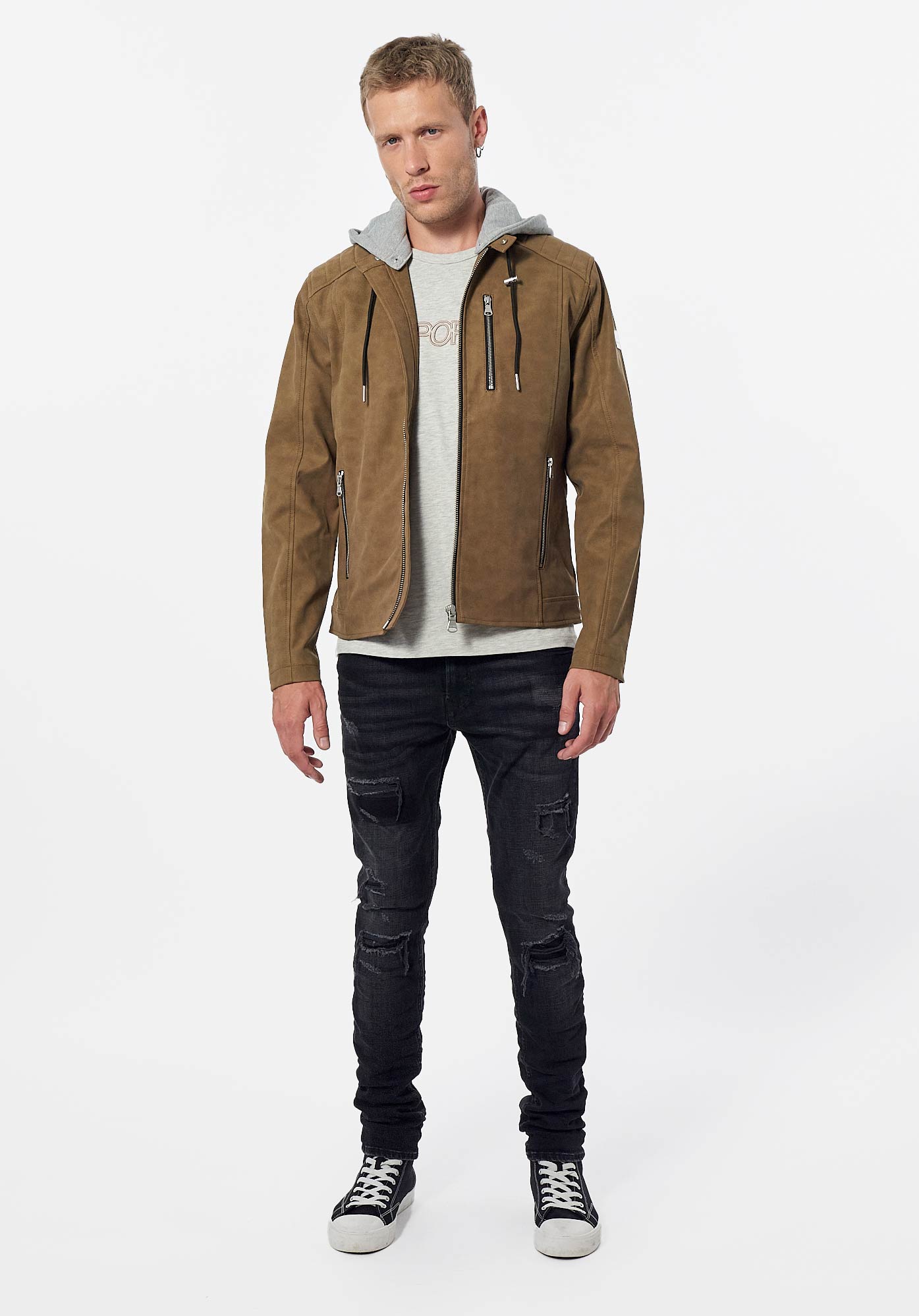 SISKA  Blouson marron Homme