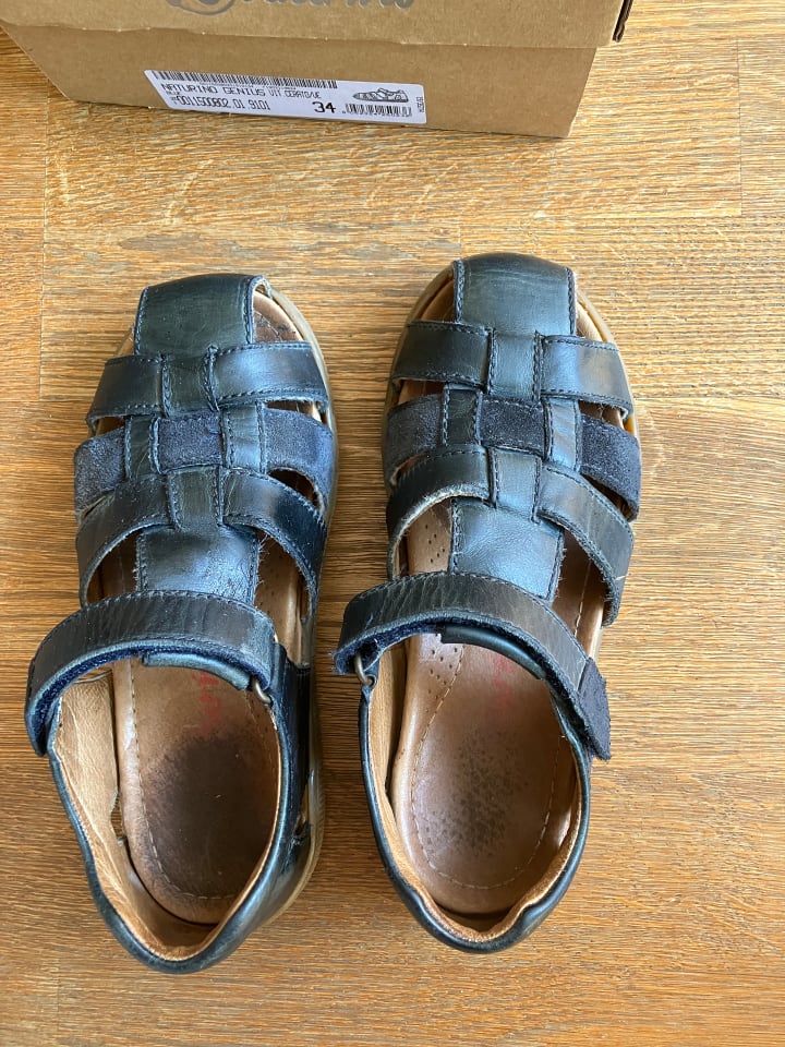 Naturino Leder-Halbsandalen in Dunkelblau günstig kaufen 34