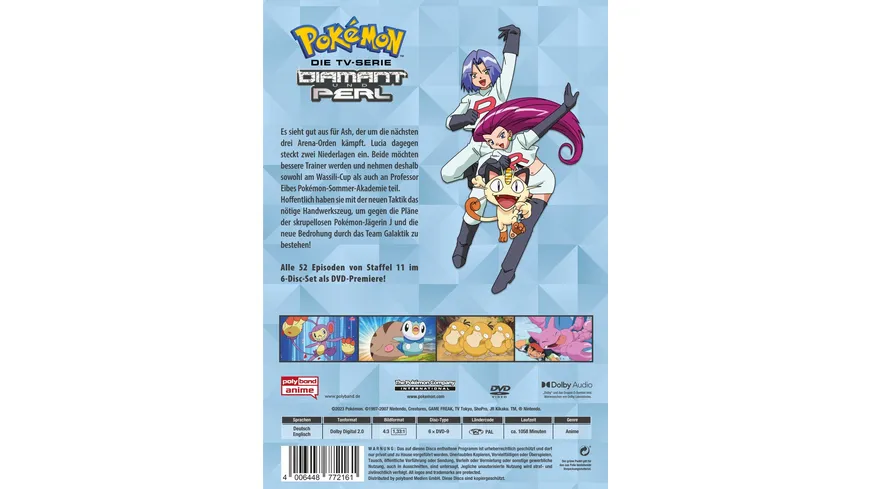 Pokémon - Die TV-Serie: Diamant und Perl - Staffel 11 [6 DVDs]