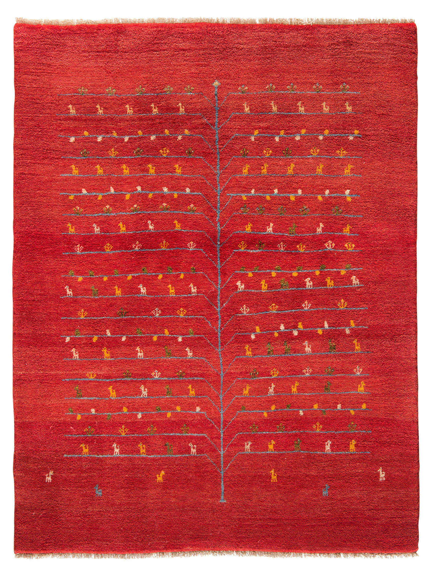 Persischer Gabbeh ca. 152 x 195 cm, Unikat / Einzelstück