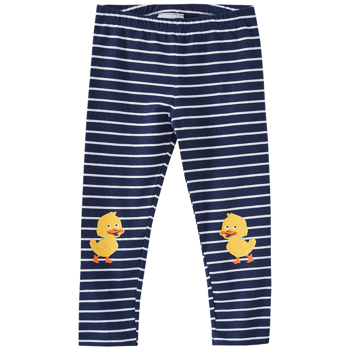Mädchen Leggings mit Enten-Print