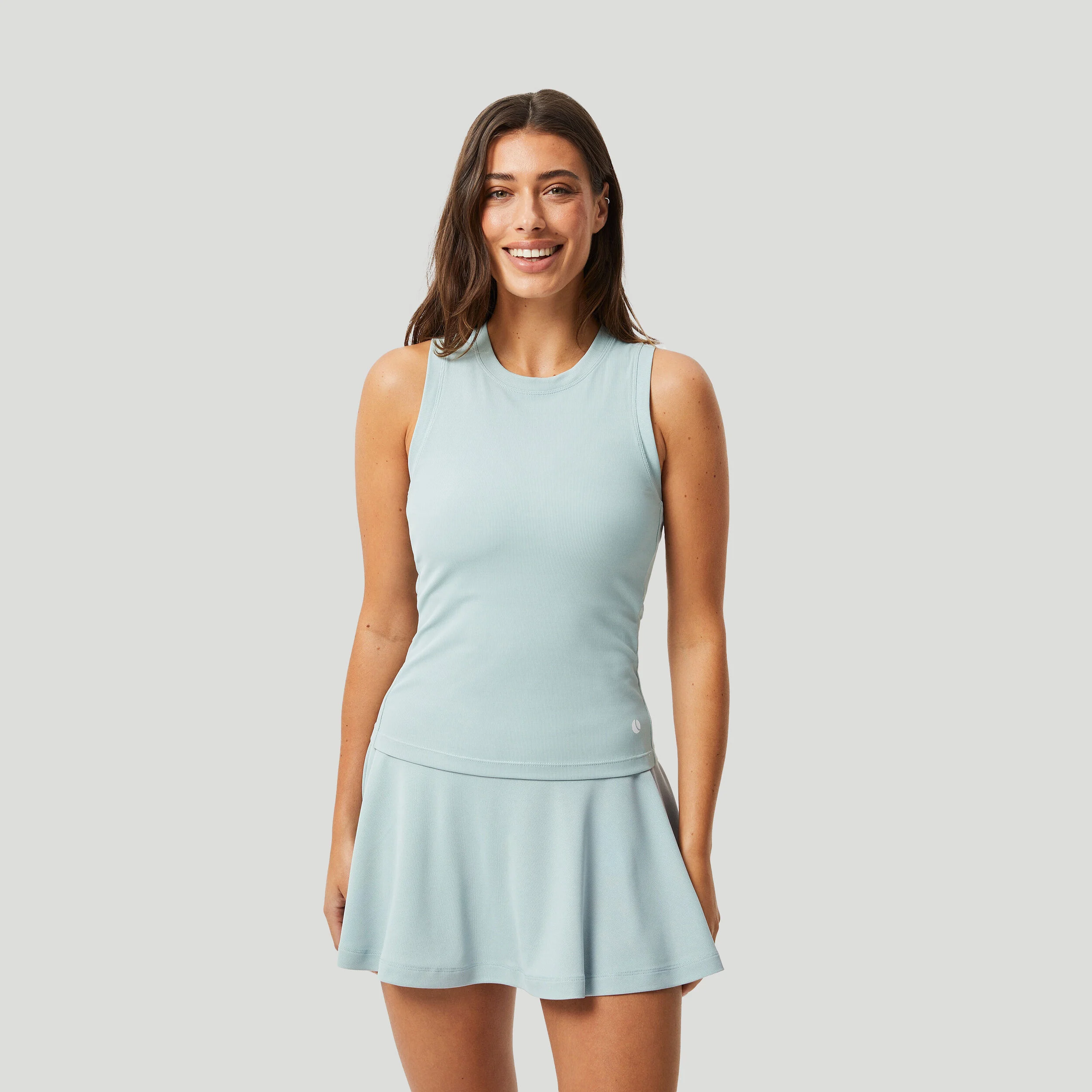 Ace Rib Pocket Tank-Top Damen - Hellblau