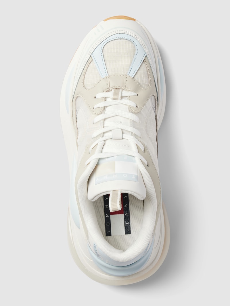 Sneaker mit Label-Print Modell 'FASHION' in hellblau