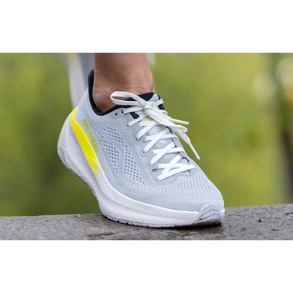 Icebug Aura Womens RB9X Running LightGrey Lime I23002-0B / grau