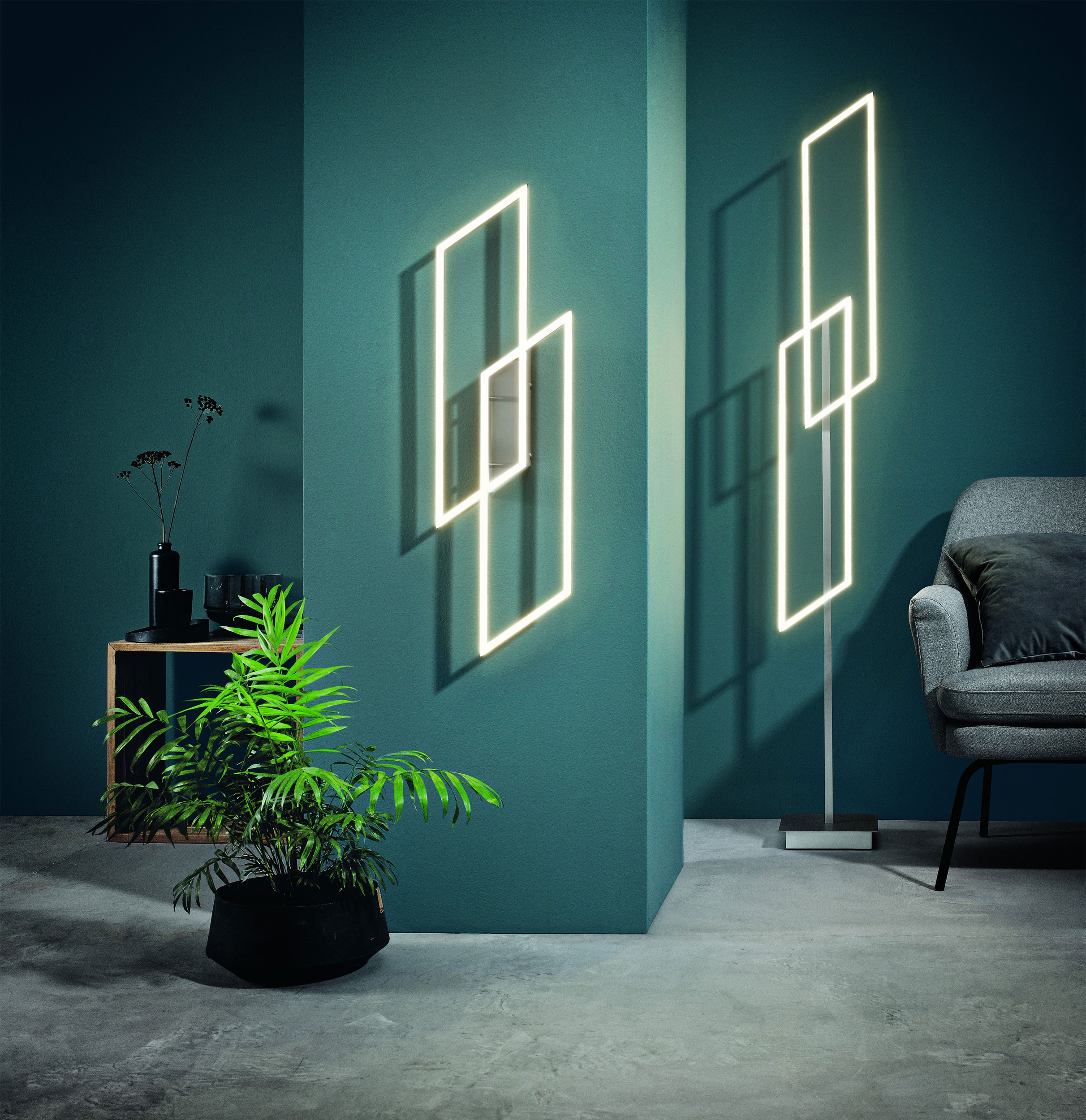 Paul NeuhausLED-Deckenleuchte 2flg