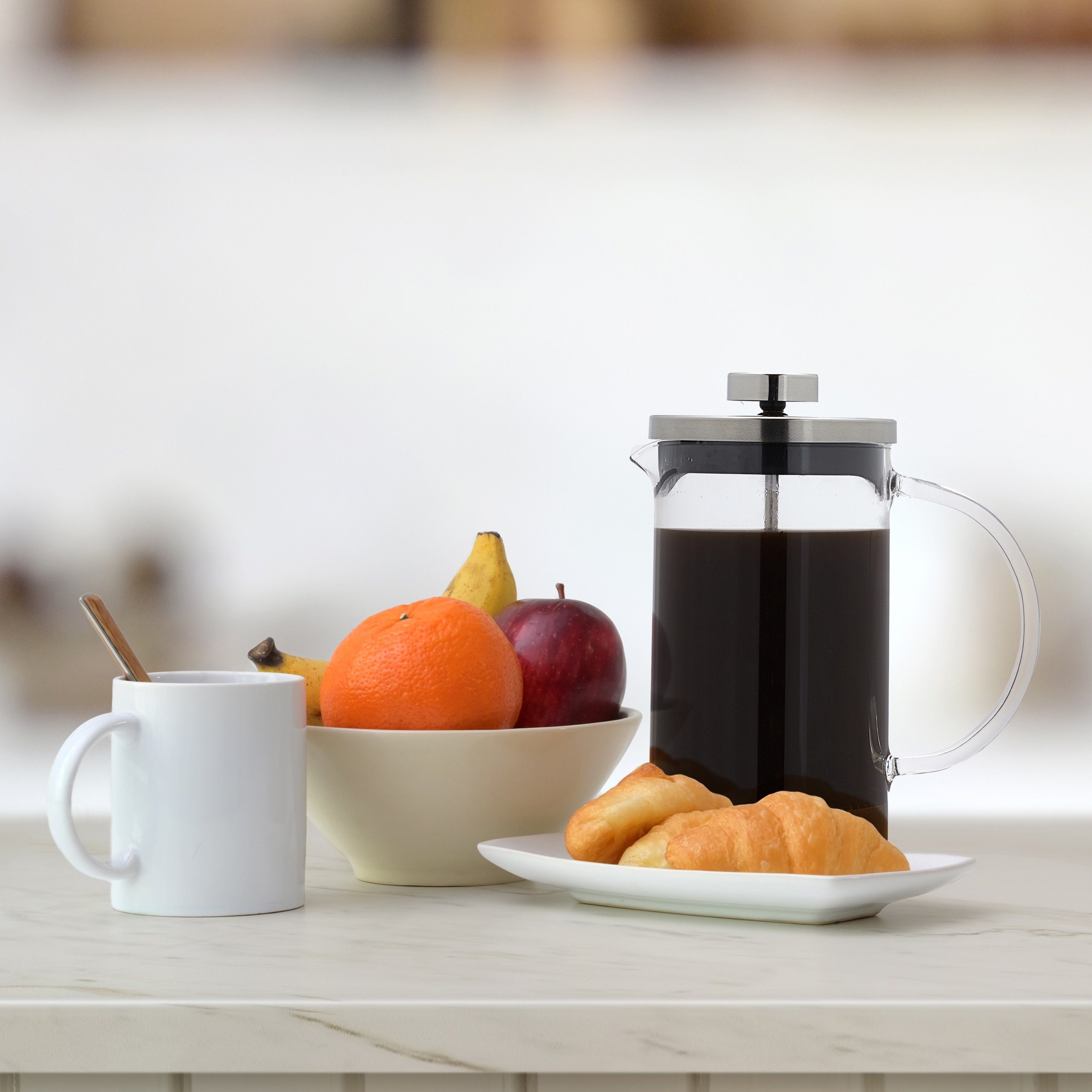 relaxdays Kaffeebereiter Kaffeebereiter 600 ml