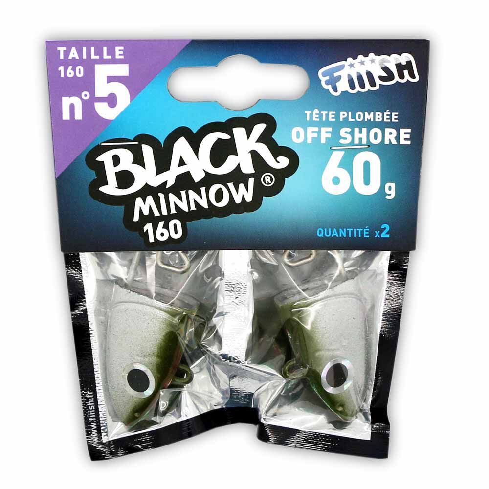 Fiiish Black Minnow 160 Off Shore 60g jigipää (x2)