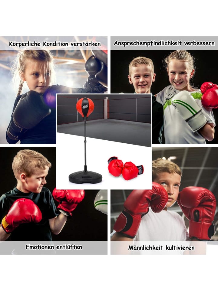 COSTWAY Standboxsack in Schwarz günstig kaufen 43 x 81 cm