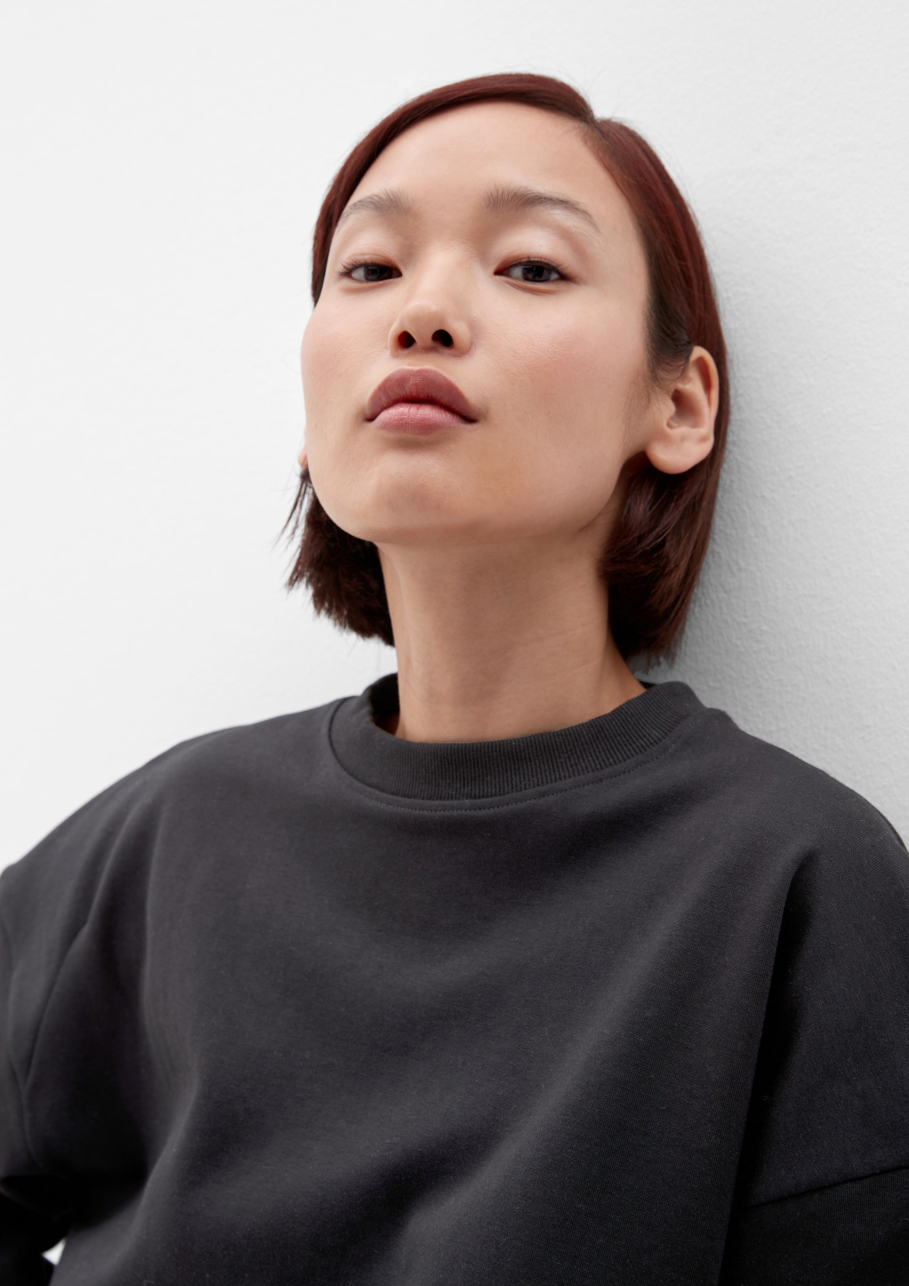 Sweatshirt mit Rippkragen  2121506-9999