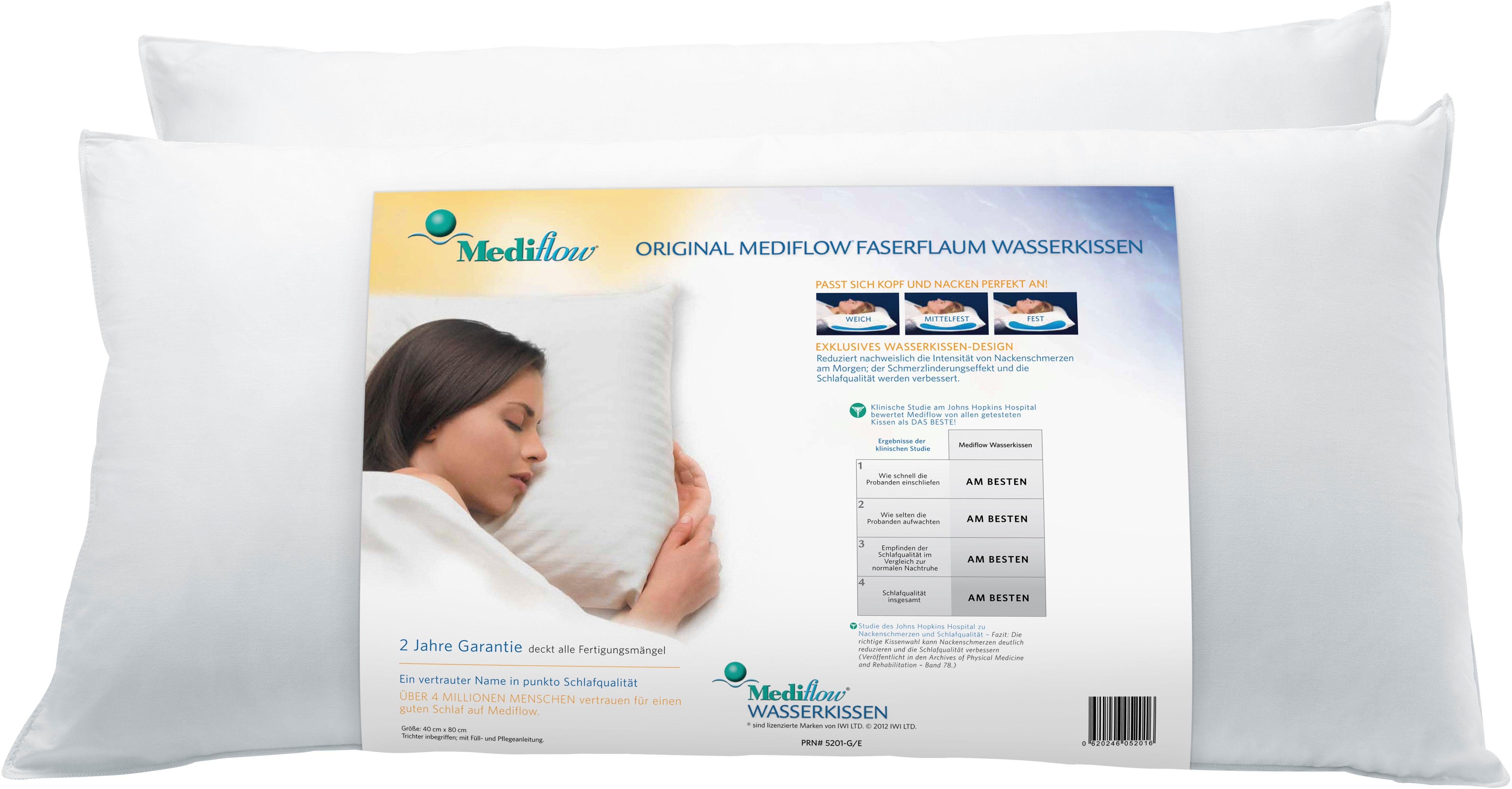 Mediflow Wasserkissen Mediflow Original Wasserkissen 5201 Doppel-Pack 40x80cm, 2-tlg.
