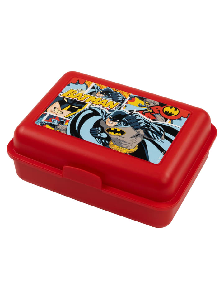 Batman DC Comics Batman Brotdose Comic Lunchbox Butterbrotdose Trennwand in rot günstig kaufen onesize