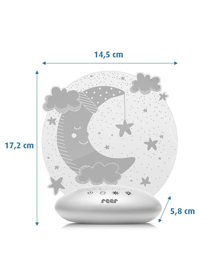 Reer ColourLumy Mond Beruhigungslicht in Weiß ab 0 Monate günstig kaufen onesize