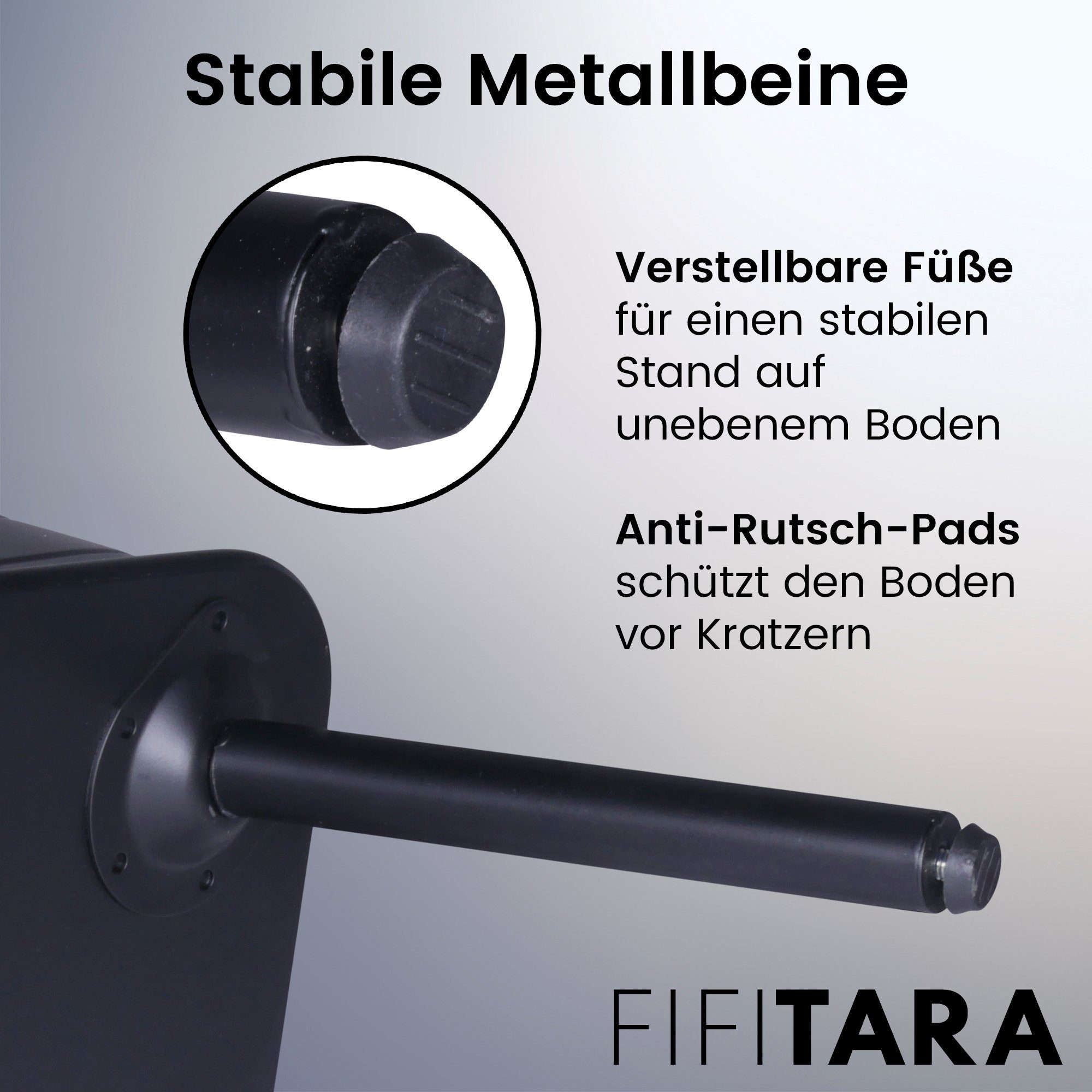 FIFITARA Beistelltisch schwarz, Retro Nachttisch, Vintage Ablagetisch, Konsolentisch, Metall mit Holzplatte und Stauraum, industrial Design