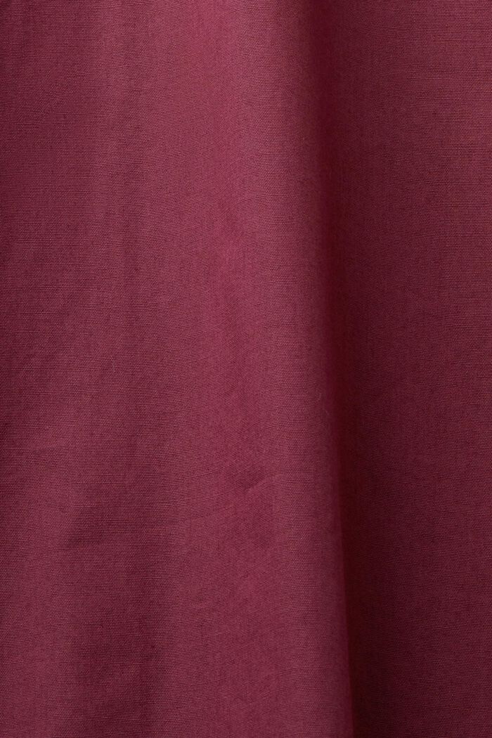 Hemdbluse aus Popeline, 100 % Baumwolle