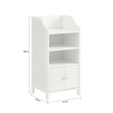 SoBuy Badkommode BZR56, Badschrank Badezimmerschrank Aufbewahrungsschrank