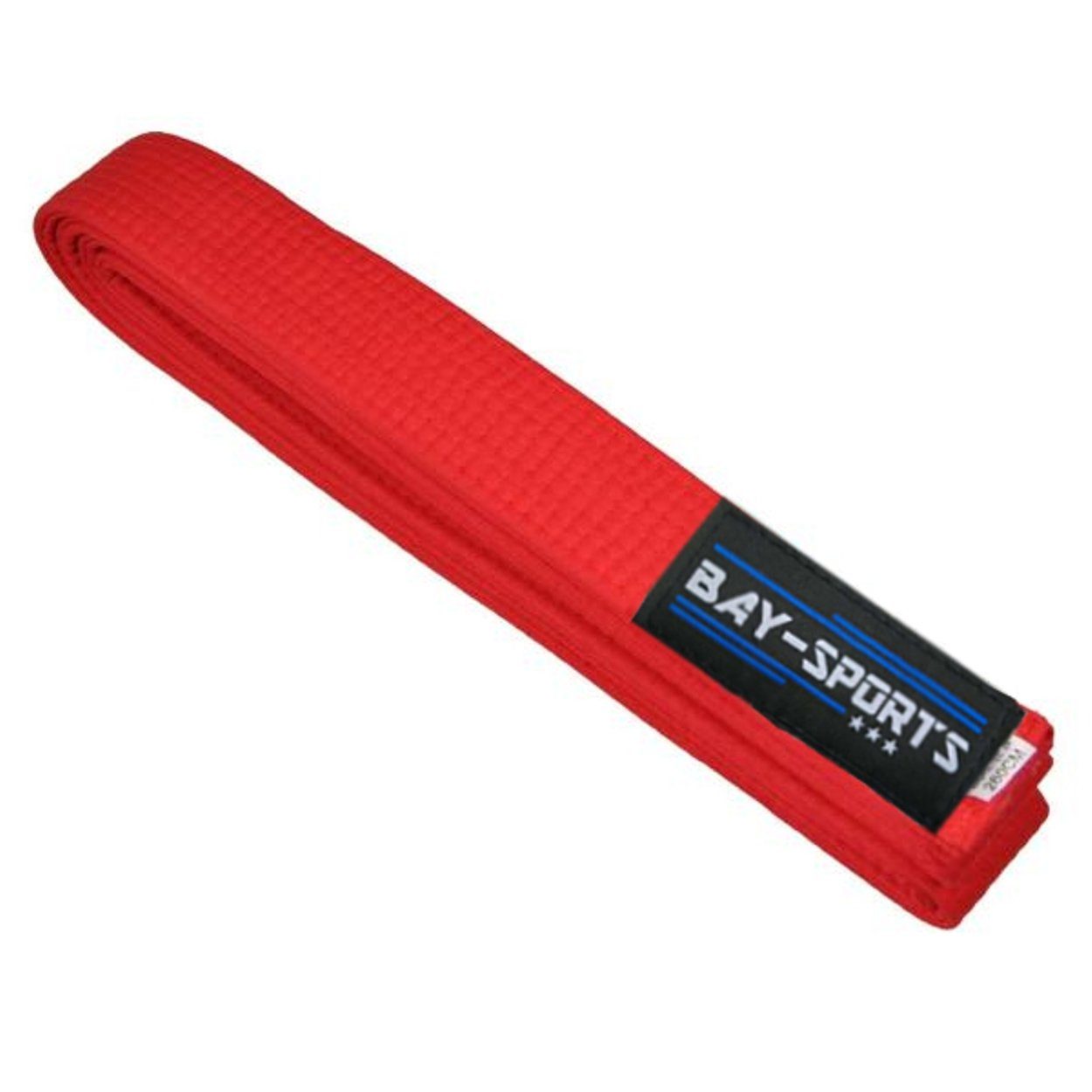 BAY-Sports Karateanzug Budogürtel Karategürtel Kampfsportgürtel rot Budogürtel rot, Judogürtel, Taekwondogürtel, Länge 160 cm - 350 cm