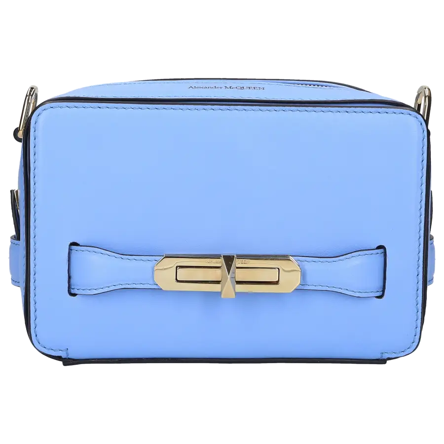 Alexander McQueen - Handtasche THE MYTH Kalbsleder - blau