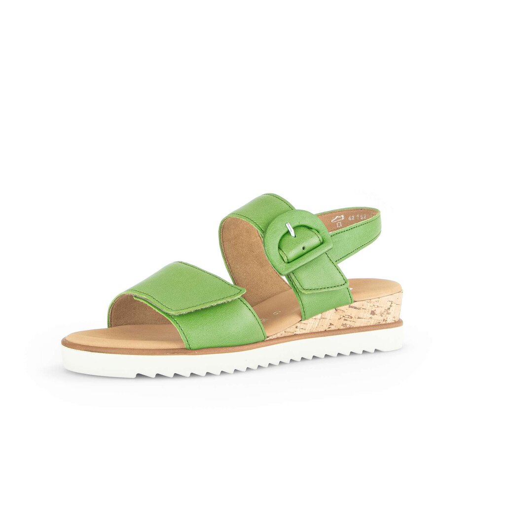 Gabor comfort Keilsandalette grün
